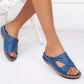 WOMEN CASUAL SUMMER COMFY SLIP ON SANDALS 2023