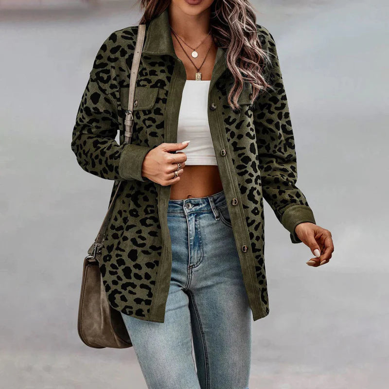 SERAPHÉ™ LEOPARD PRINT BLAZER