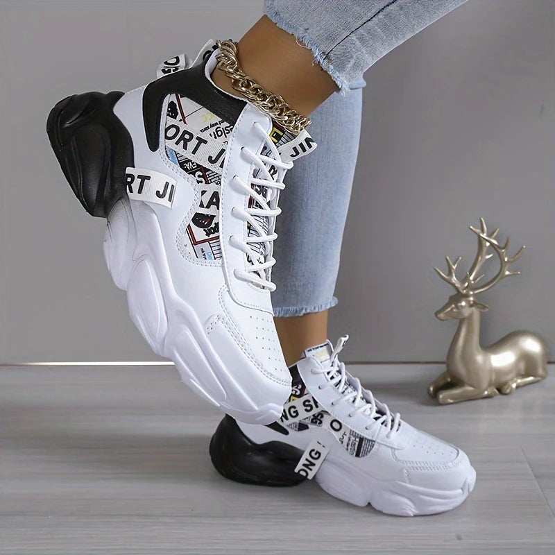 WOMEN'S HIGH TOP AUTUMN BASKETBALL SNEAKERS