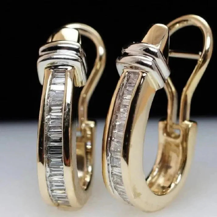 GOLDEN GLIMMER VINTAGE EARRINGS