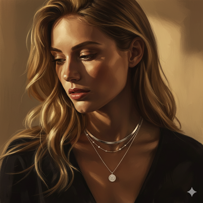 LUNAR SILVER GLOW NECKLACE