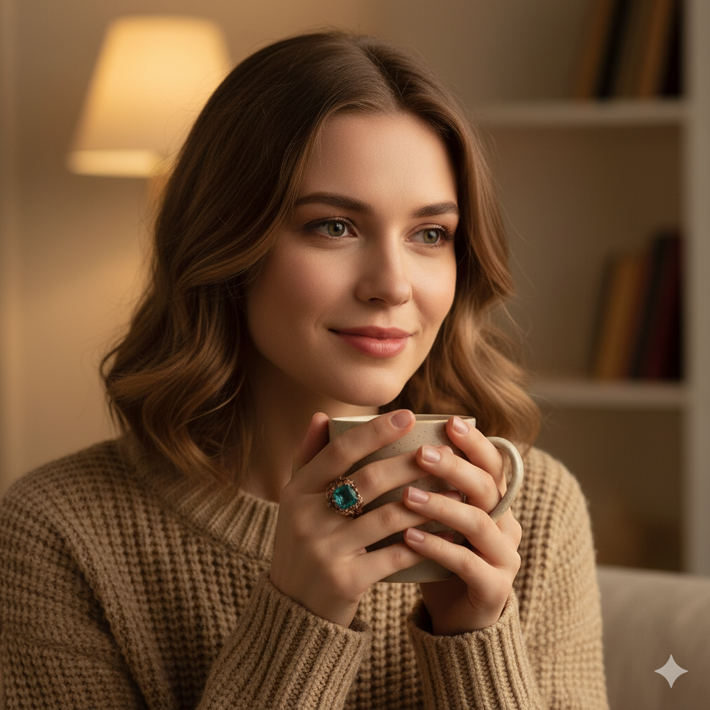 EMERALD GLOW NATURE RING