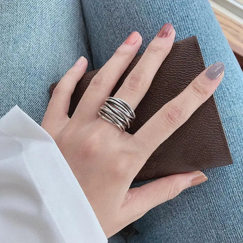 JALINTA™ SILVER LAYER RING
