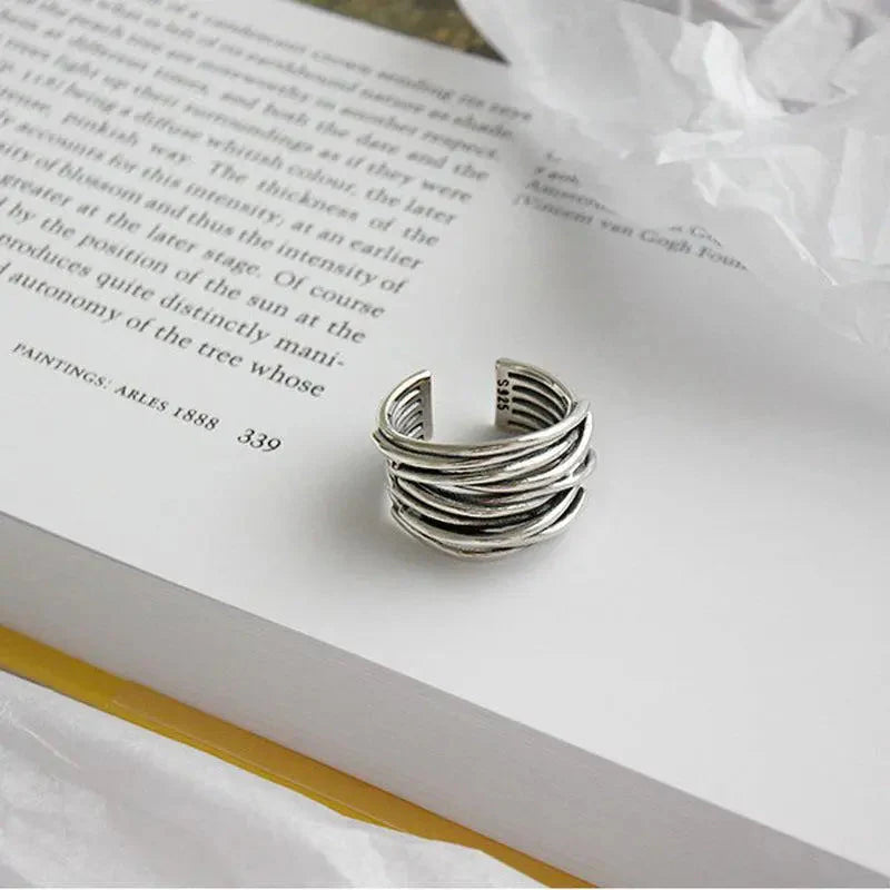 JALINTA™ SILVER LAYER RING