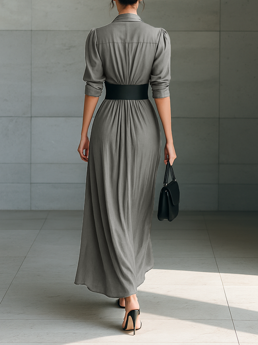 ZAHARA™ | LONG PLEATED DRESS