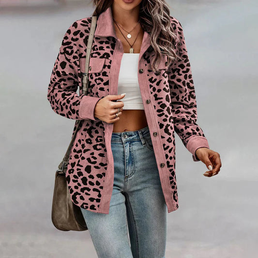 SERAPHÉ™ LEOPARD PRINT BLAZER