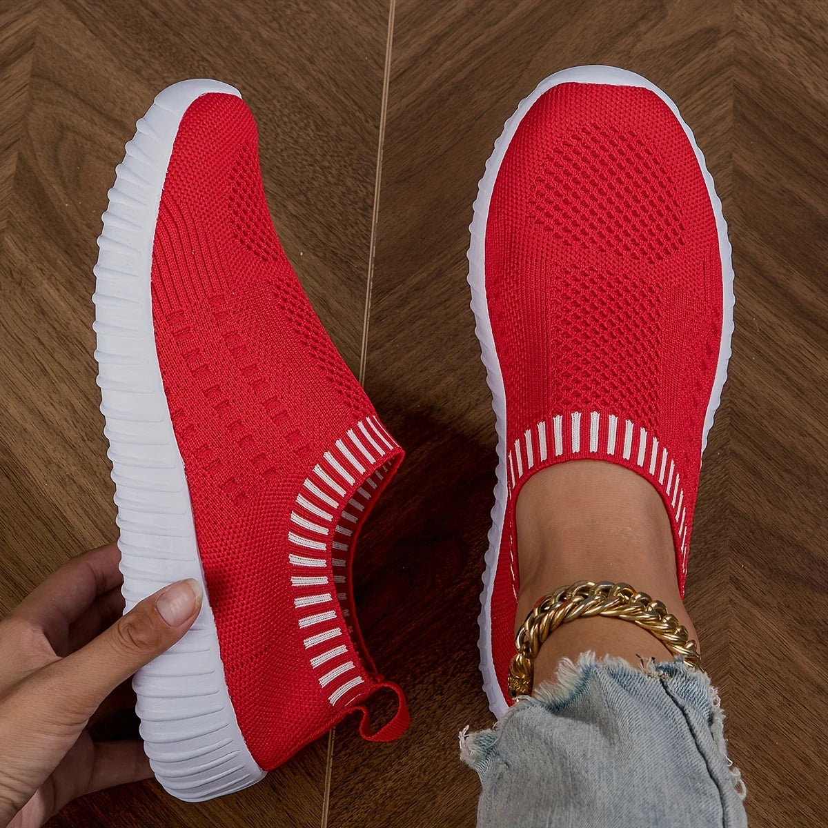 BELLE™ BREATHABLE KNIT ORTHOPEDIC SNEAKERS