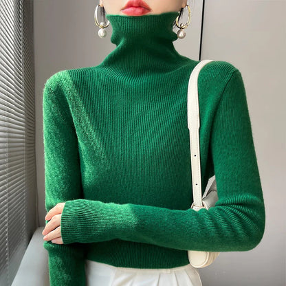 Lenie - Casual Turtleneck Sweater
