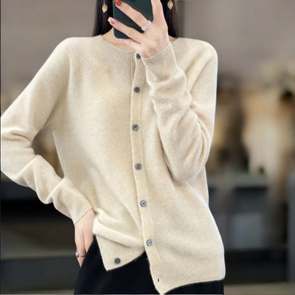 LARA™ | MERINO WOOL CARDIGAN