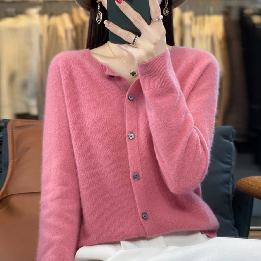 LARA™ | MERINO WOOL CARDIGAN