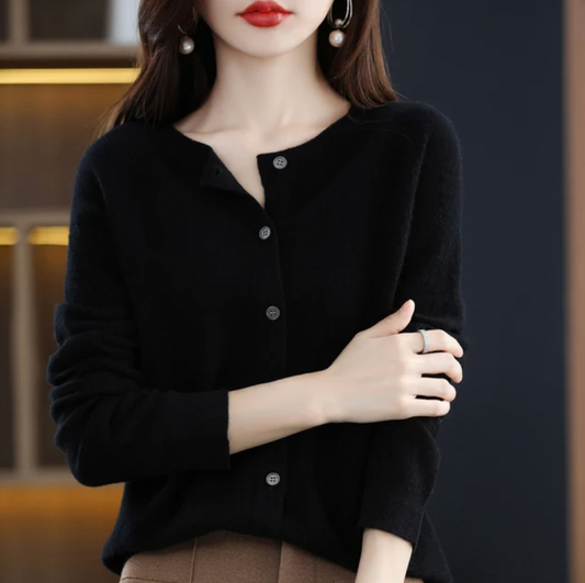 LARA™ | MERINO WOOL CARDIGAN