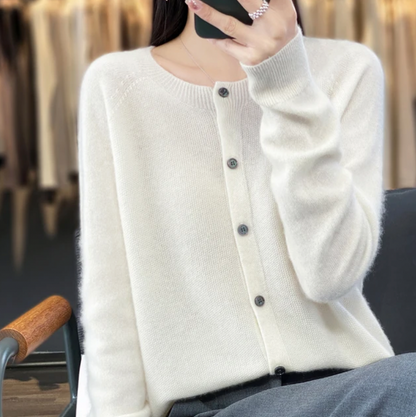 LARA™ | MERINO WOOL CARDIGAN