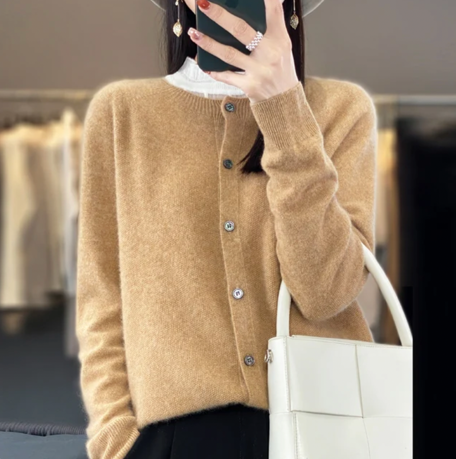 LARA™ | MERINO WOOL CARDIGAN