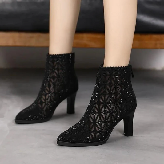 NOVAS™ WOMEN'S GLAMOROUS RHINESTONE EVENING BOOTS