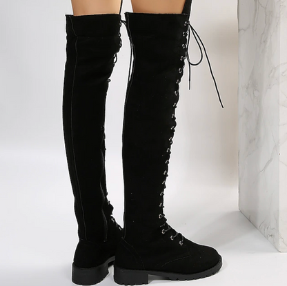 ELYS™ WOMEN'S ELEGANT SUEDE FLAT HEEL BOOTS