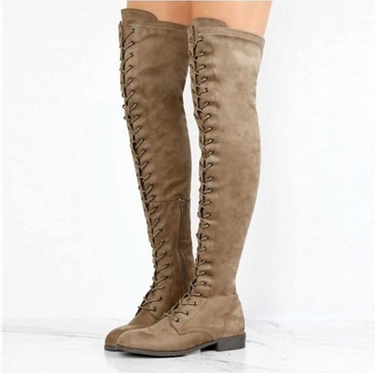 ELYS™ WOMEN'S ELEGANT SUEDE FLAT HEEL BOOTS