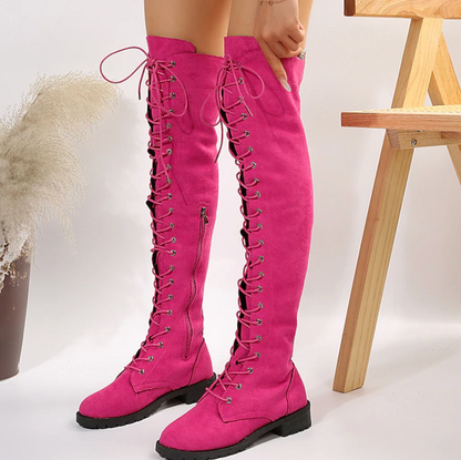 ELYS™ WOMEN'S ELEGANT SUEDE FLAT HEEL BOOTS