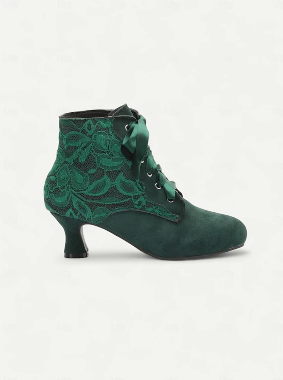 CORDELIA™ WOMEN'S VINTAGE SUEDE LACE-UP BOOTS