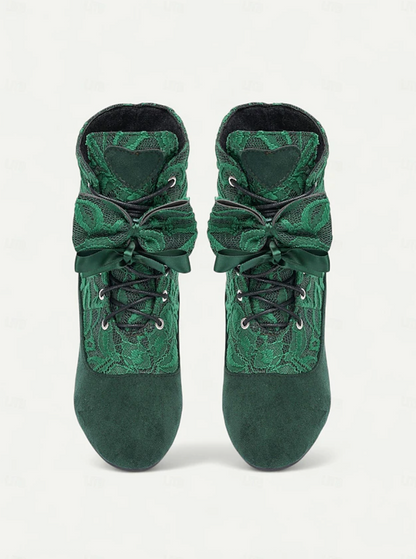 CORDELIA™ WOMEN'S VINTAGE SUEDE LACE-UP BOOTS