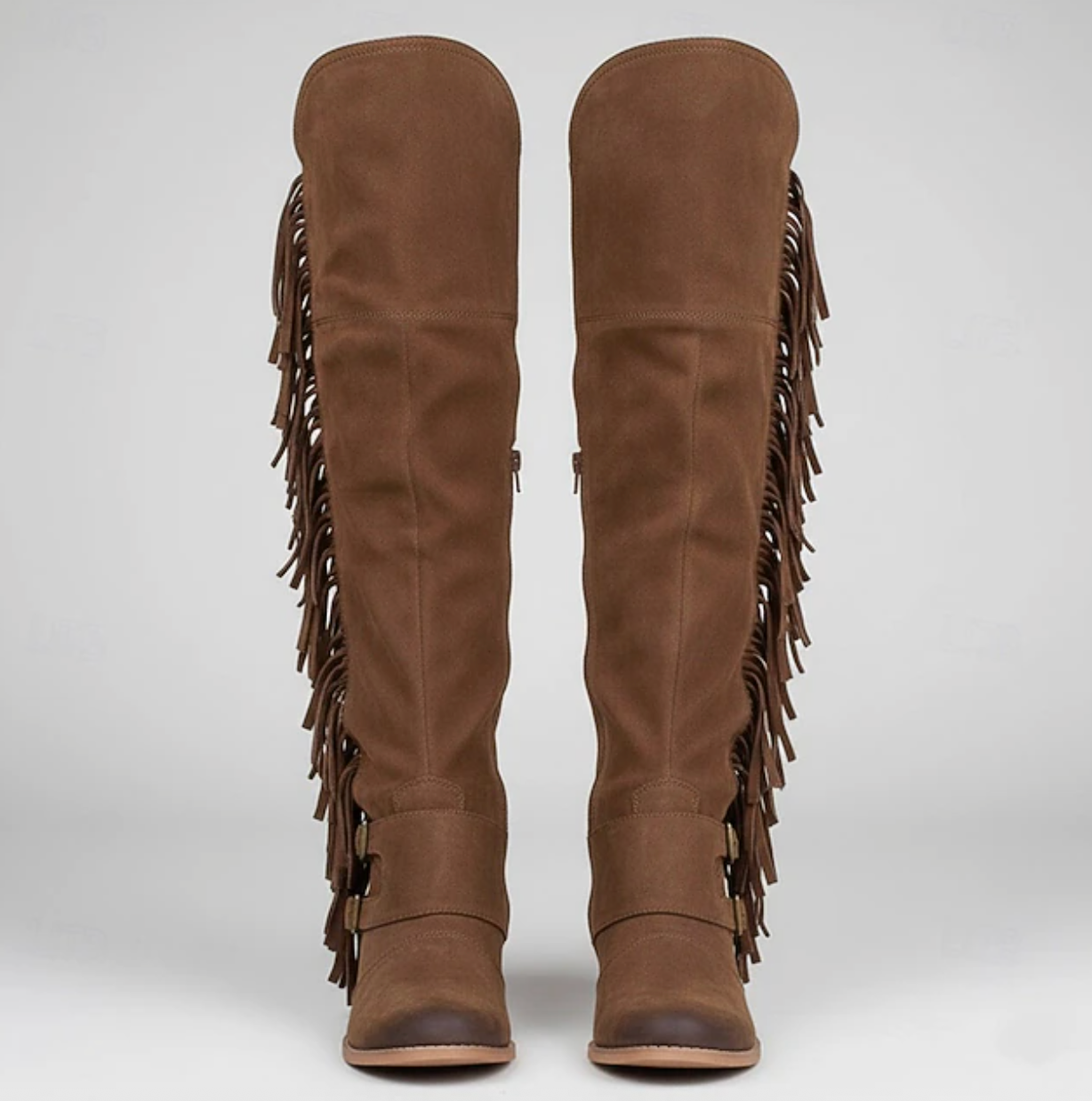 MONTANA™ WOMEN'S KNEE-HIGH BUCKLE STRAP WESTERN BOOTS