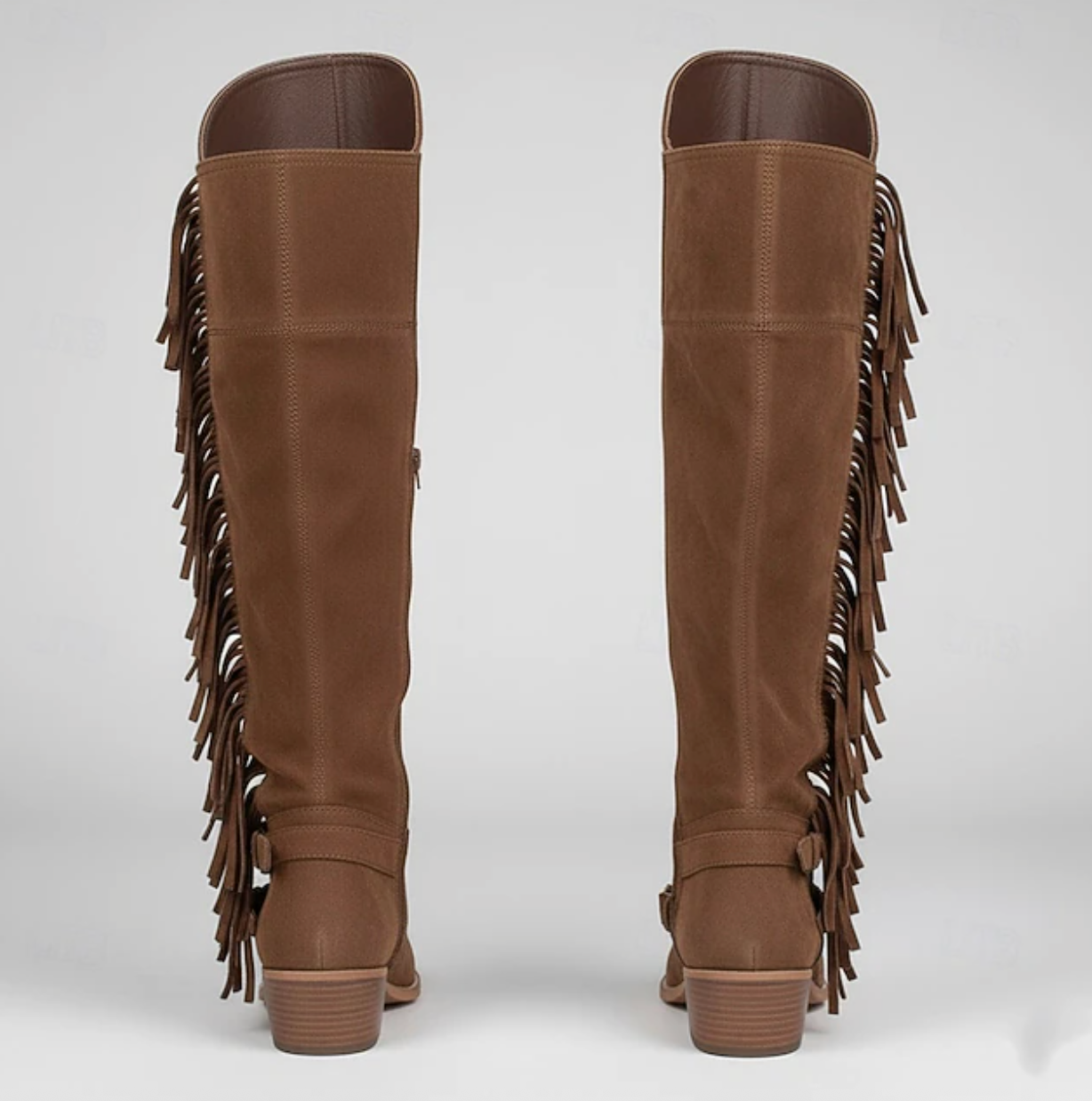 MONTANA™ WOMEN'S KNEE-HIGH BUCKLE STRAP WESTERN BOOTS