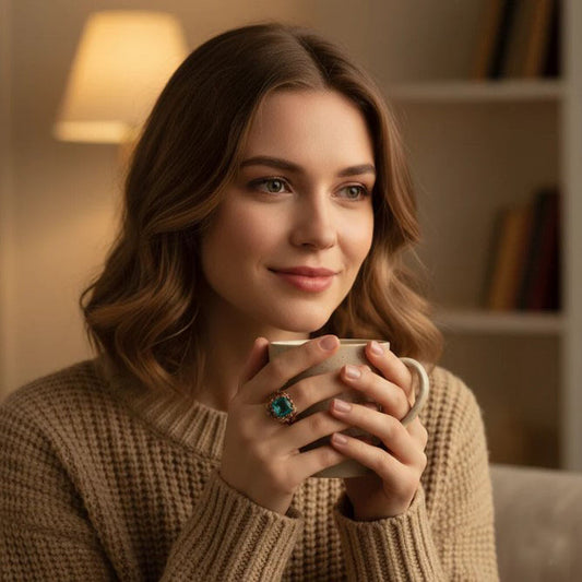 EMERALD GLOW NATURE RING