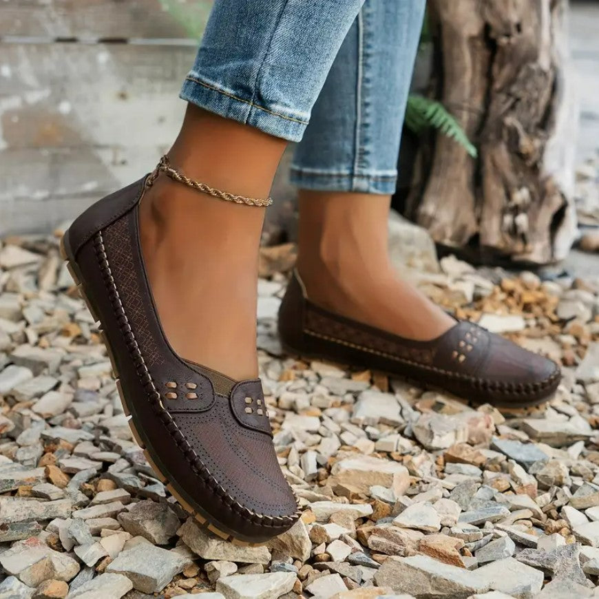 LORA™ VINTAGE COMFY SLIP-ON LOAFERS