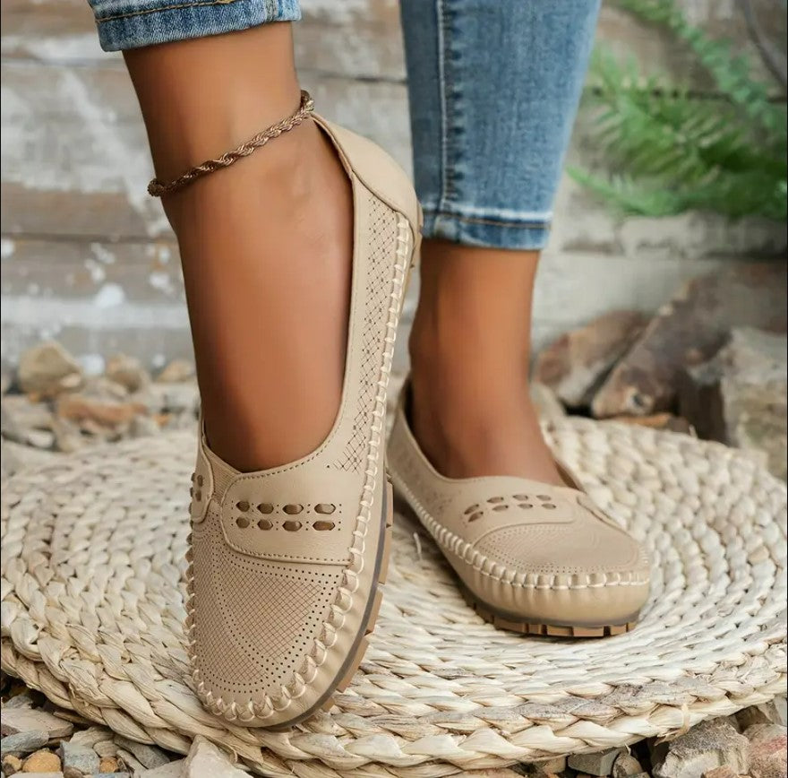 LORA™ VINTAGE COMFY SLIP-ON LOAFERS