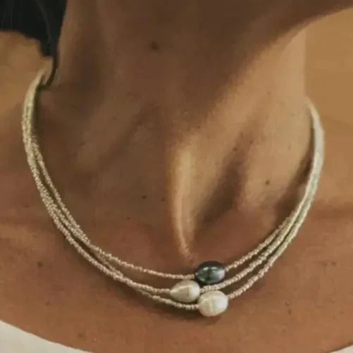 SERENE SHORES PEARL NECKLACE