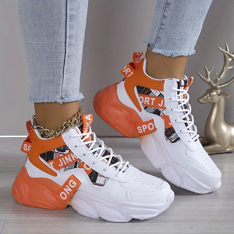 WOMEN'S HIGH TOP AUTUMN BASKETBALL SNEAKERS