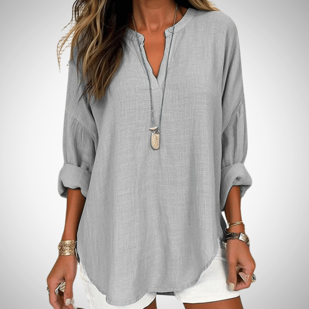 LENARA™ | FLOWY ELEGANT BEACH SHIRT