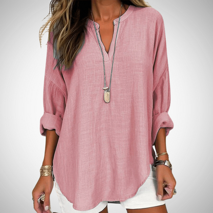 LENARA™ | FLOWY ELEGANT BEACH SHIRT