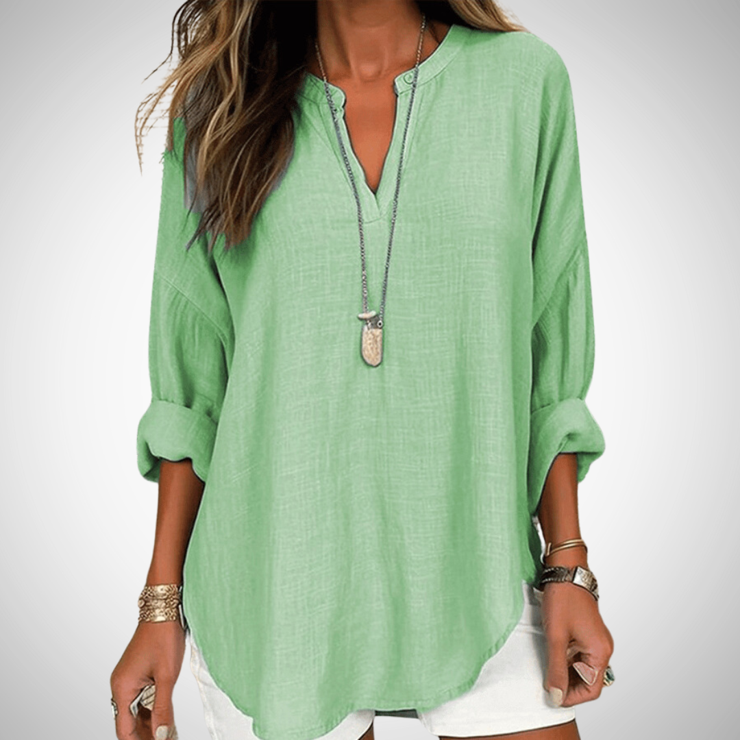 LENARA™ | FLOWY ELEGANT BEACH SHIRT