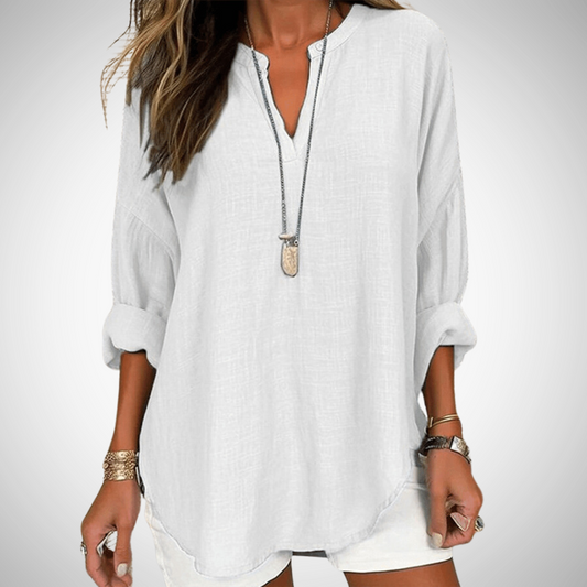 LENARA™ | FLOWY ELEGANT BEACH SHIRT