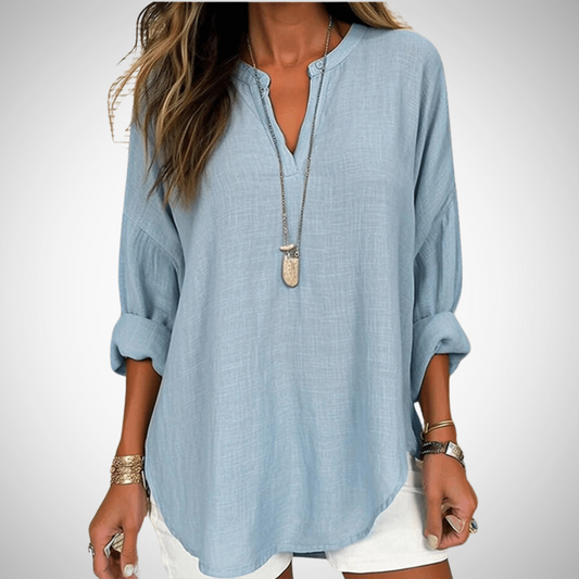 LENARA™ | FLOWY ELEGANT BEACH SHIRT