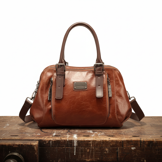 VALENTINE AUTUMN CUBE BAG - Red Luxury