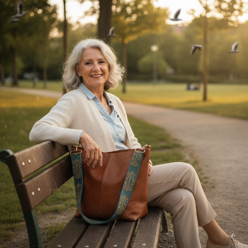 THÉRÈSEA AUTUMN VINTAGE BAG - Leather & Timeless