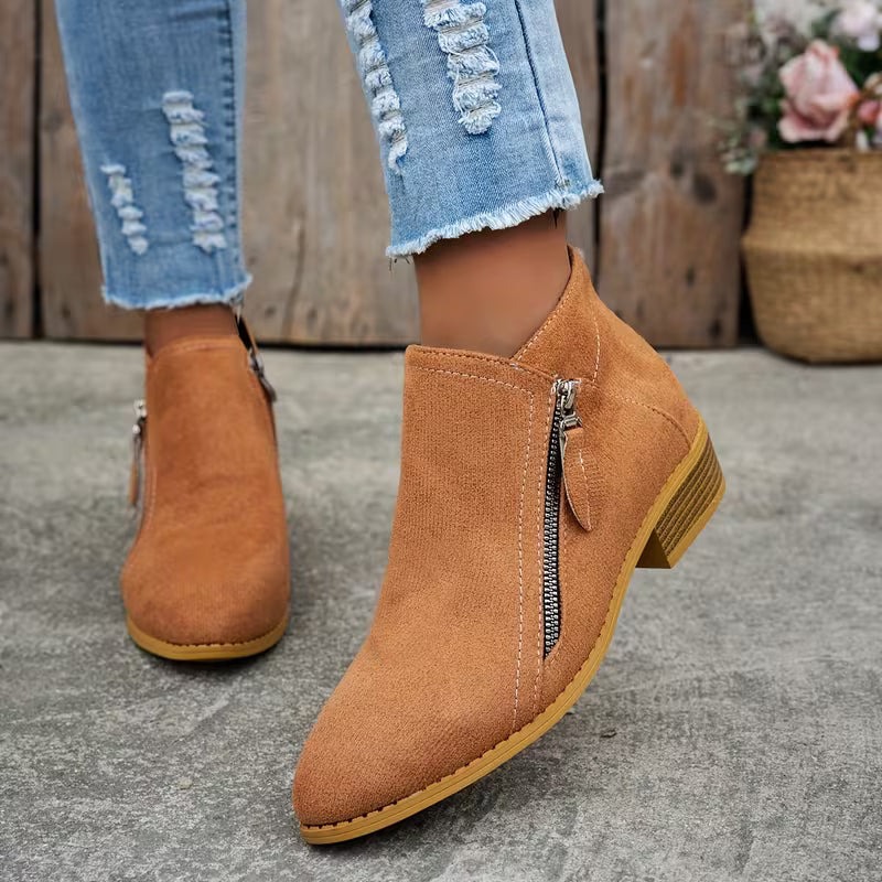 CILARA AUTUMN BOOTS - Pointed Toe & Mid-Heel