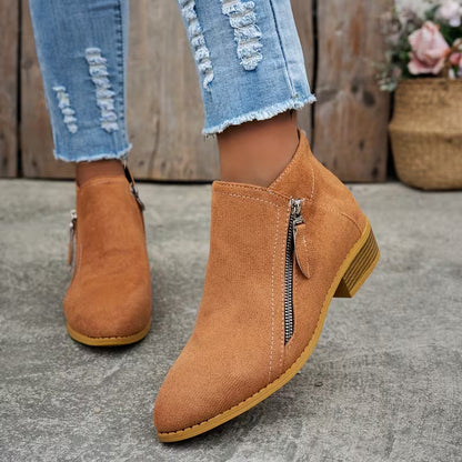 CILARA AUTUMN BOOTS - Pointed Toe & Mid-Heel