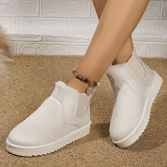 OLIVIA AUTUMN BOOTS - Thick-Soley & Warm-Lined