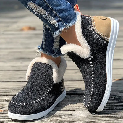 WINTARRA™ WOMEN'S PLUSH-LINED ORTHOPEDIC LOAFERS