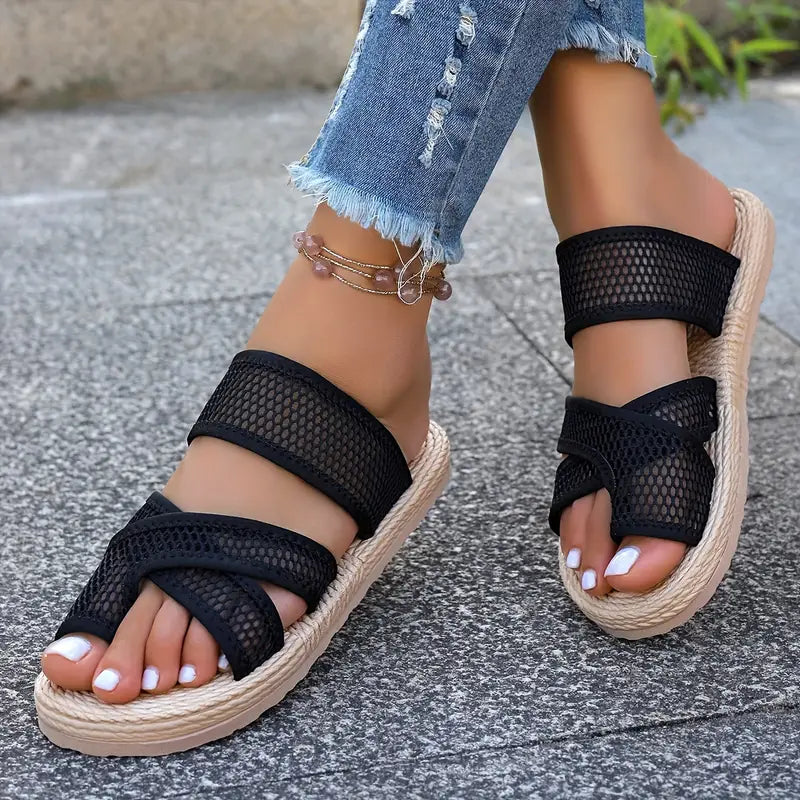 LONANA™ WOMEN'S MESH SLIP-ON COMFY SANDALS