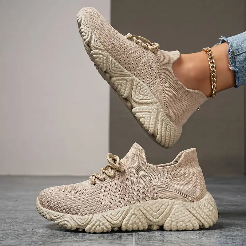 KLAIRE™ SIMPLE MESH BREATHABLE CHUNKY SNEAKERS