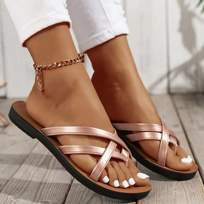 ADINA™ WOMEN'S FASHION SLIP-ON BEACH SANDALS