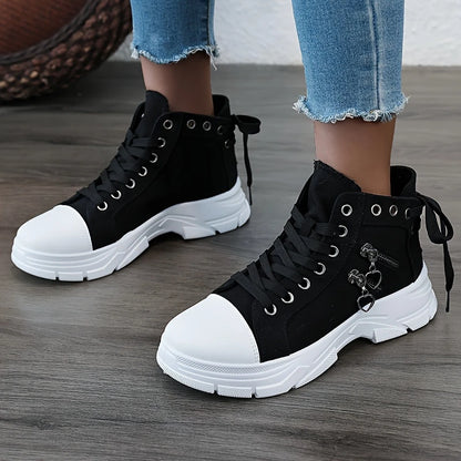 PAIGE™ WOMEN'S HIGH-TOP CANVAS SNEAKERS