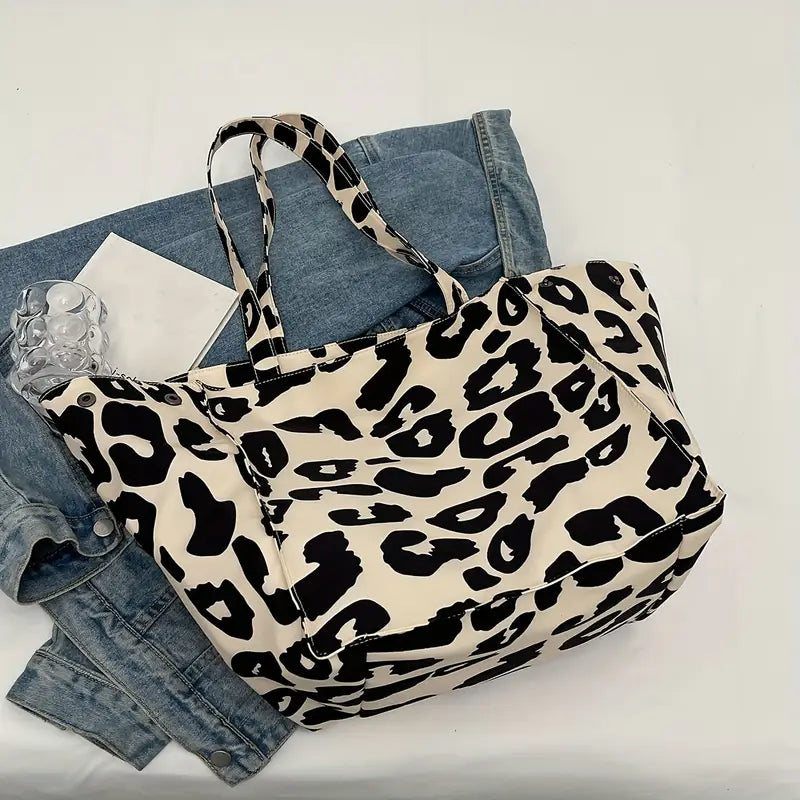 ADELA™ COW PRINT TOTE BAG