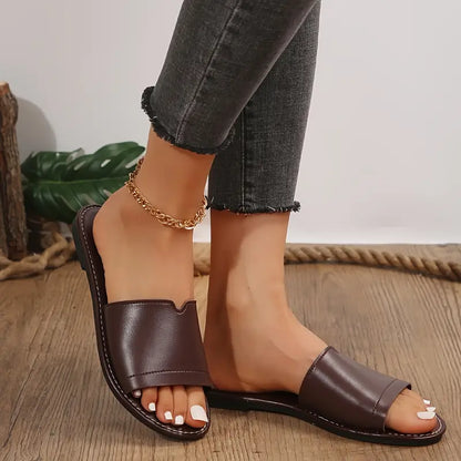 KIARA™ WOMEN'S CASUAL ROUND-TOE FLAT SANDALS