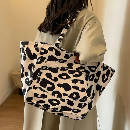 ADELA™ COW PRINT TOTE BAG
