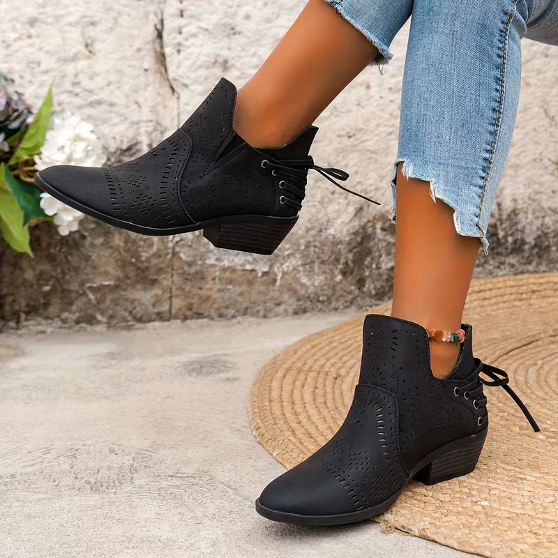KORAS™ WOMEN'S HOLLOW-OUT PERSONALITY BOOTS