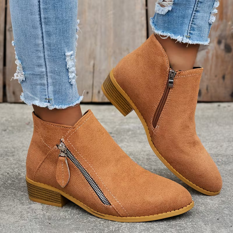CILARA AUTUMN BOOTS - Pointed Toe & Mid-Heel